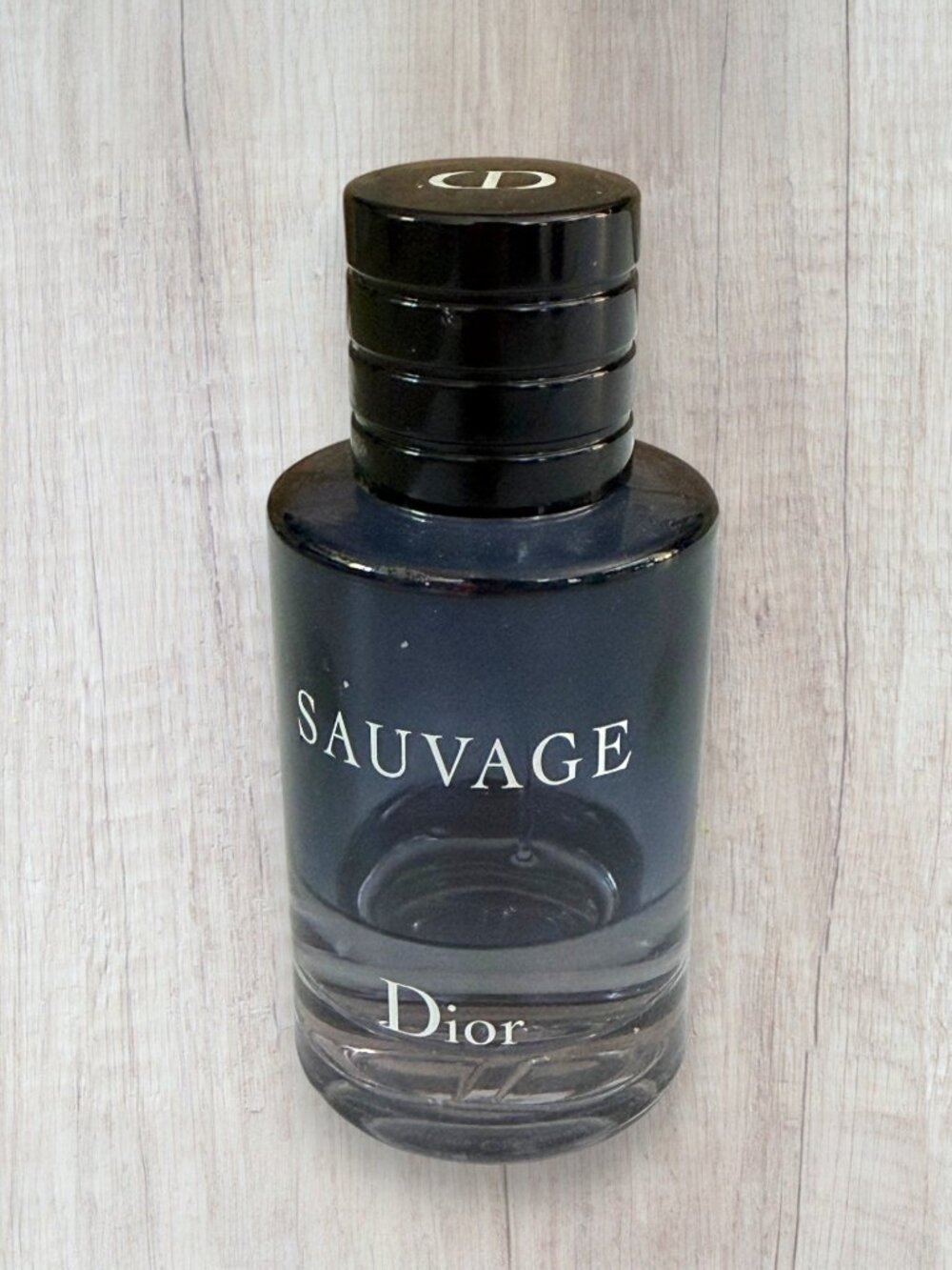 Christian Dior Sauvage Eau de Toilette EDT 60mL 2 oz Partial Bottle ~1/3 Full
